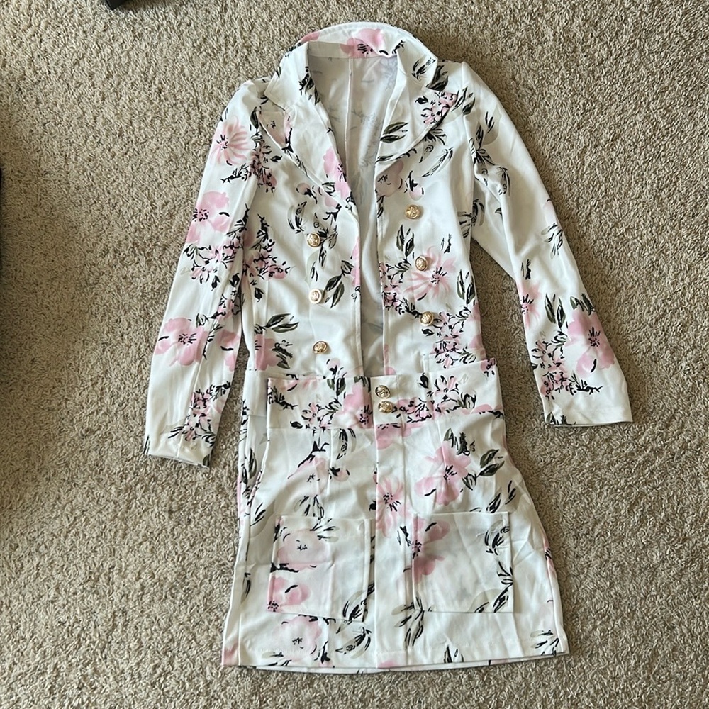 Floral Print Two Piece Ser